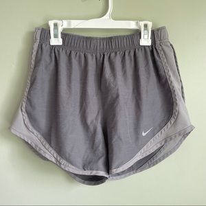 grey nike running shorts